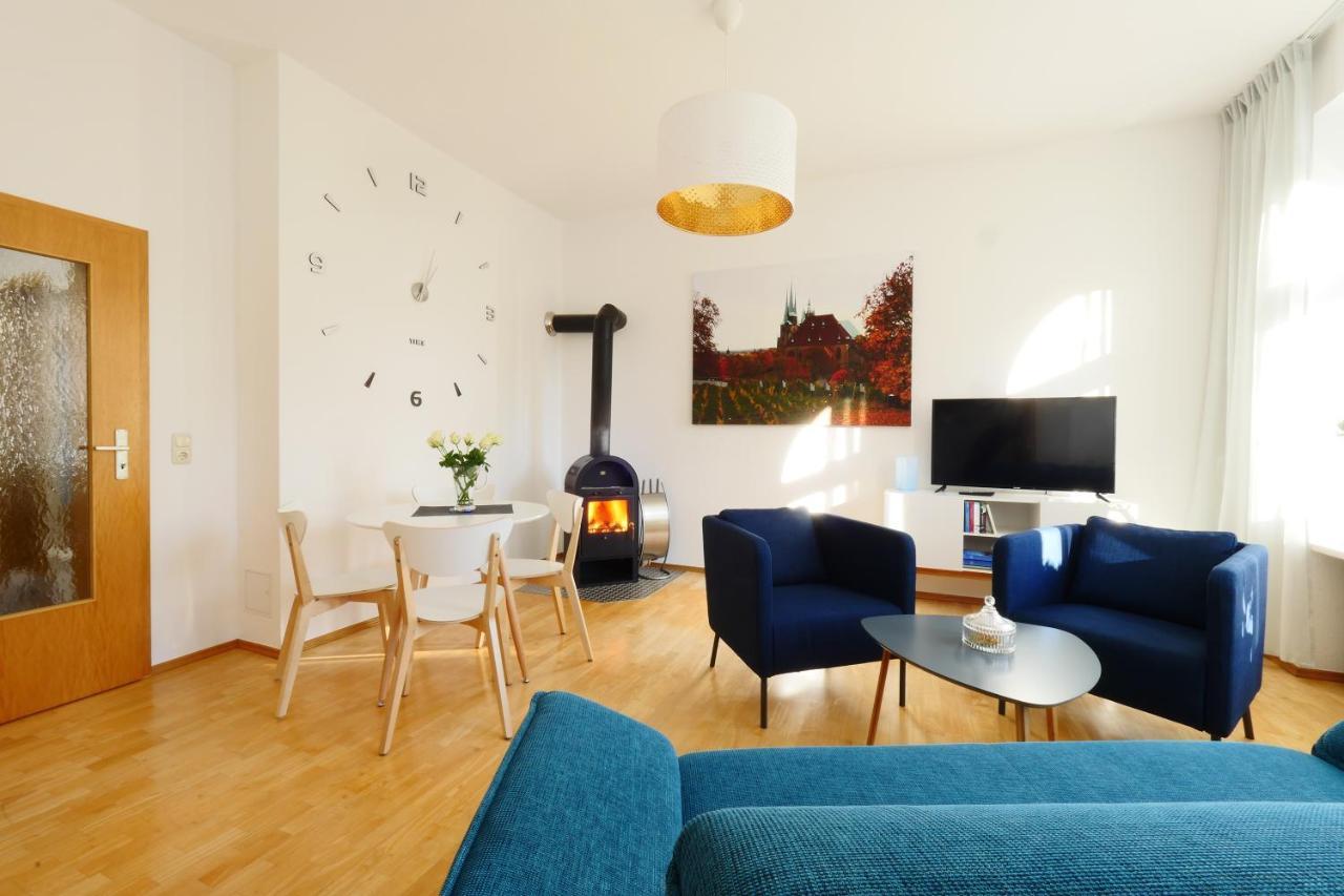Wohnung Mit Blick Auf Die Zitadelle Petersberg - 3 Zimmer Ерфурт Екстериор снимка