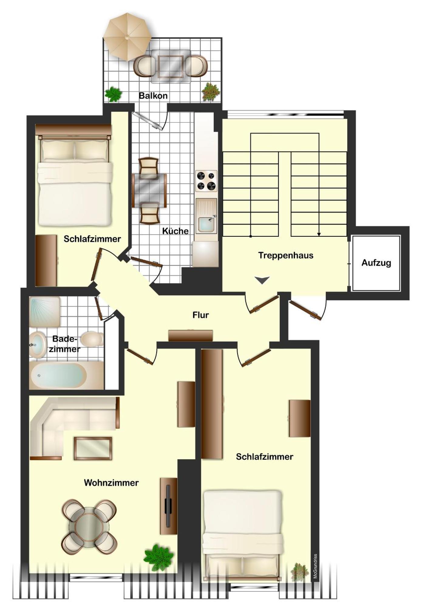 Wohnung Mit Blick Auf Die Zitadelle Petersberg - 3 Zimmer Ерфурт Екстериор снимка