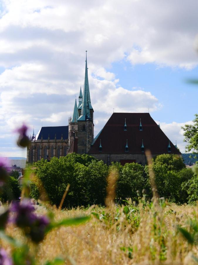 Wohnung Mit Blick Auf Die Zitadelle Petersberg - 3 Zimmer Ерфурт Екстериор снимка